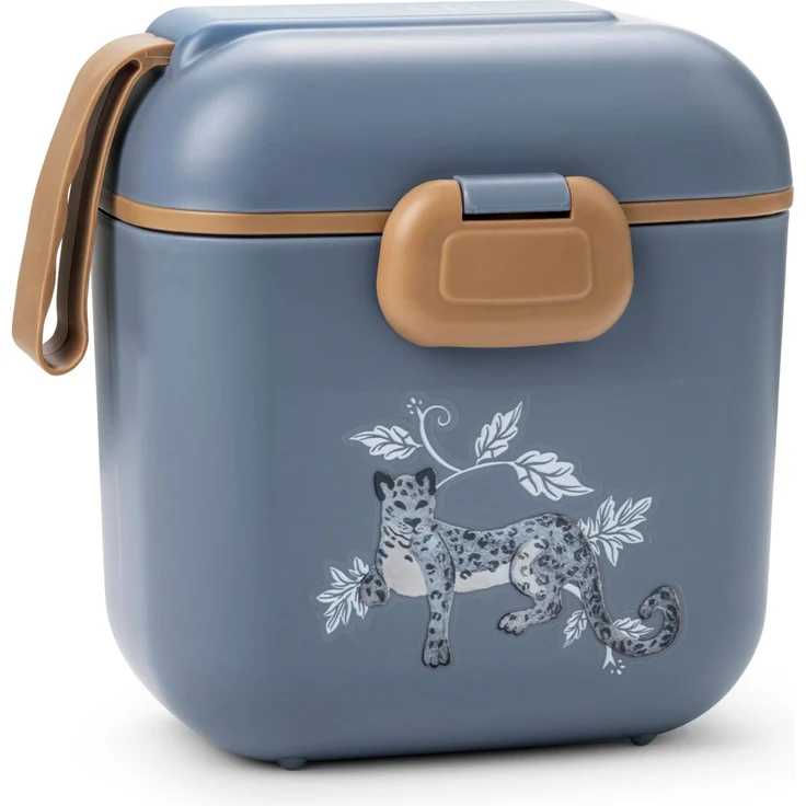 Elodie Details Brotdose für Kinder, BPA-freie Bento Box mit Fächern & Gabel | Spülmaschinen- & Mikrowellengeeignet | Snackbox für Schule & Kindergarten im Matten Design - 800ml, Garden Leo