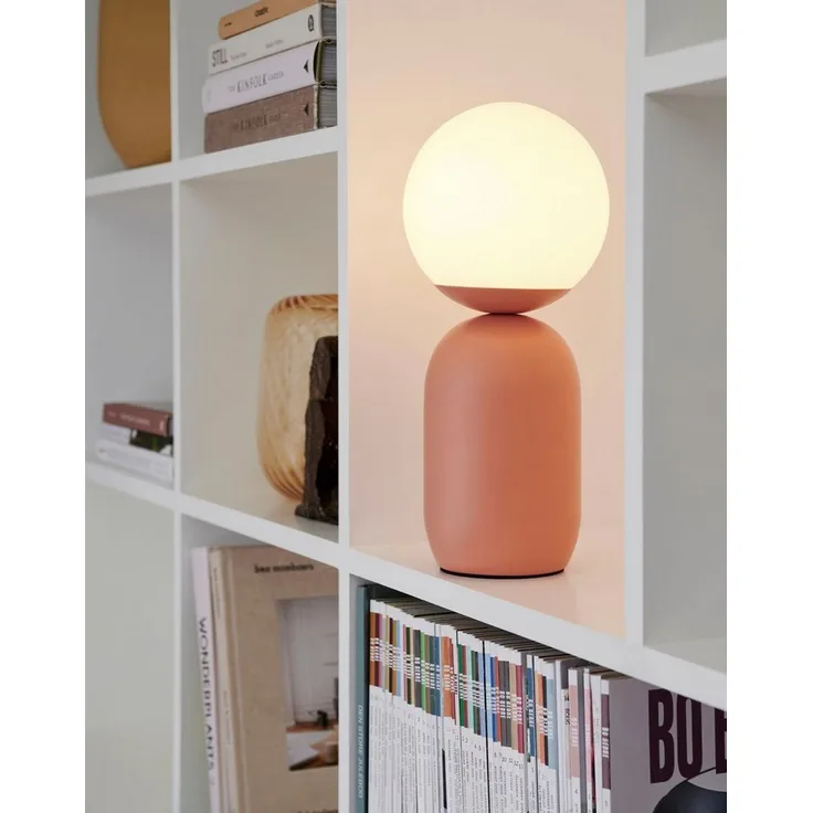 Nordlux NOTTI Tischlampe terracotta E14 mit Kabelschalter 15 x 15 x 34,5 cm