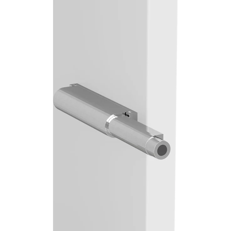 ZUBALIYA Vitrine, mit LED-Beleuchtung, mit App-Steuerung, mit Glasböden, wandmontierbar, H 170 × T 40 × B 29 cm, Weiß, Spanplatte – Bild 21