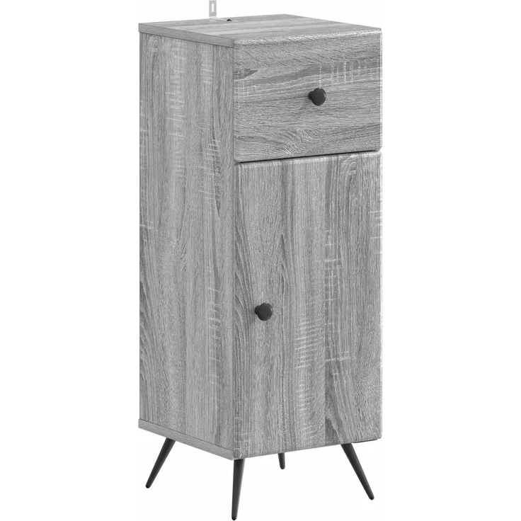 vidaXL 3-teiliges Badezimmer-Schranksystem BREDA Sonoma-Grau 3417807 – Bild 2