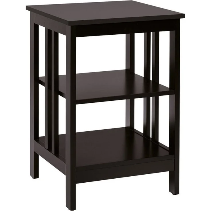 COSTWAY Nachttisch 3 Ebenen Beistelltisch (1-St), II-förmig, 40x40x61cm – Bild 4