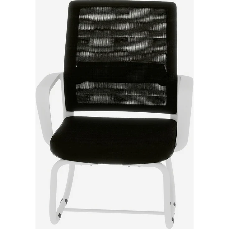 Minimalist Modern Office Chair – Metal Frame, Soft & Comfortable, Home & Office Use, Multiple Colors Available--Schwarz Weiß--45x55x90cm--YOUDENOVA – Bild 7