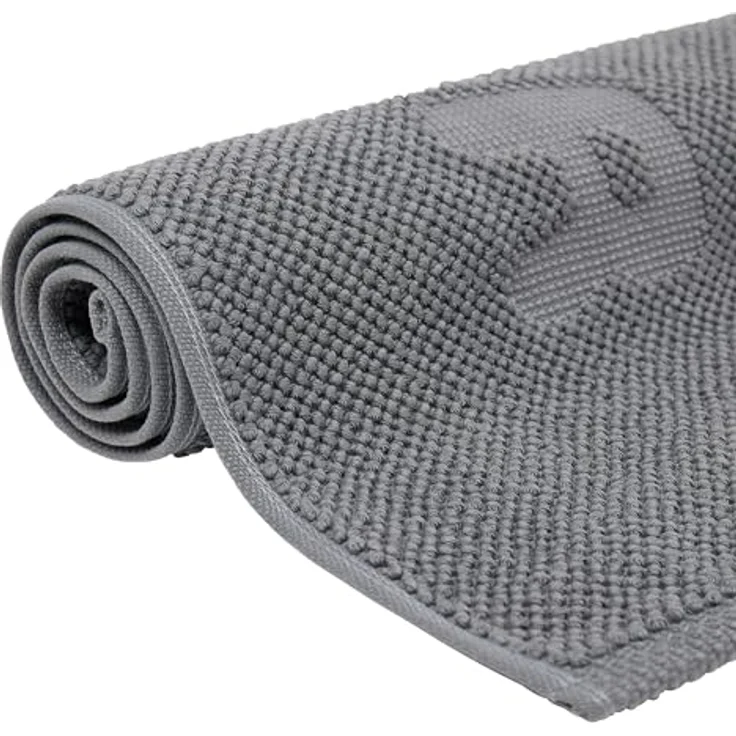 Sansibar Sylt Badematte Sansibar Badteppich "PEBBLE", 100% Baumwolle, edle Optik, Baumwolle, pflegeleicht, hochwertige Qualität, saugfähig – Bild 4