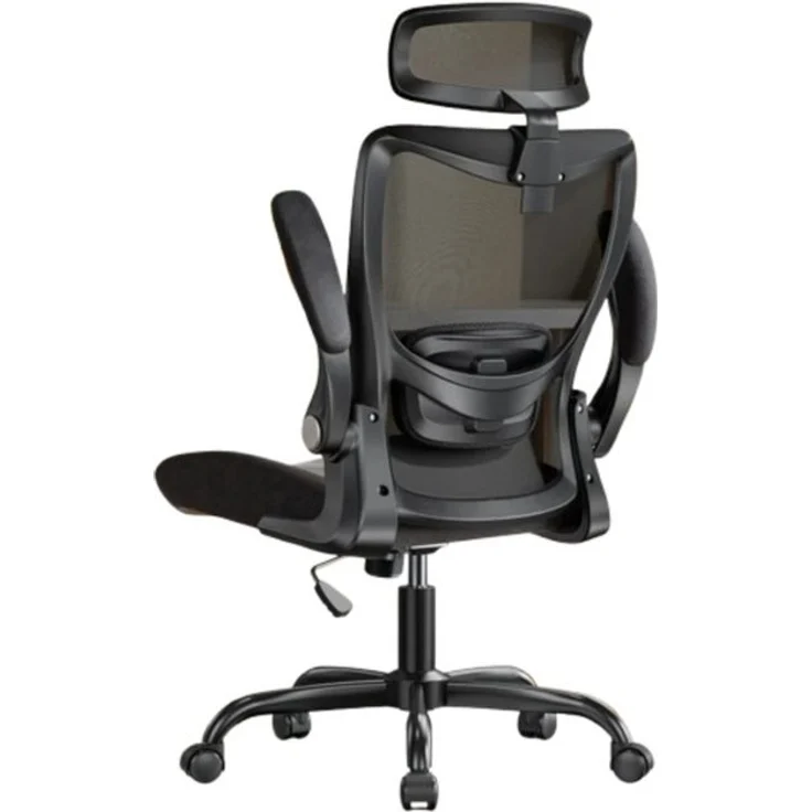 Marsail Bürostuhl Ergonomischer – Mesh mit 3D-verstellbaren Armlehnen (Dynamischer Lendenstütze, Wippfunktion), TÜV-geprüft, bis 136 kg – Ideal für Homeoffice & Gaming – Bild 4
