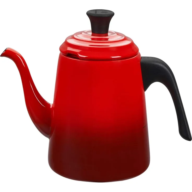 Le Creuset Wasserkessel Drip 0,7L Kirschrot - Rot