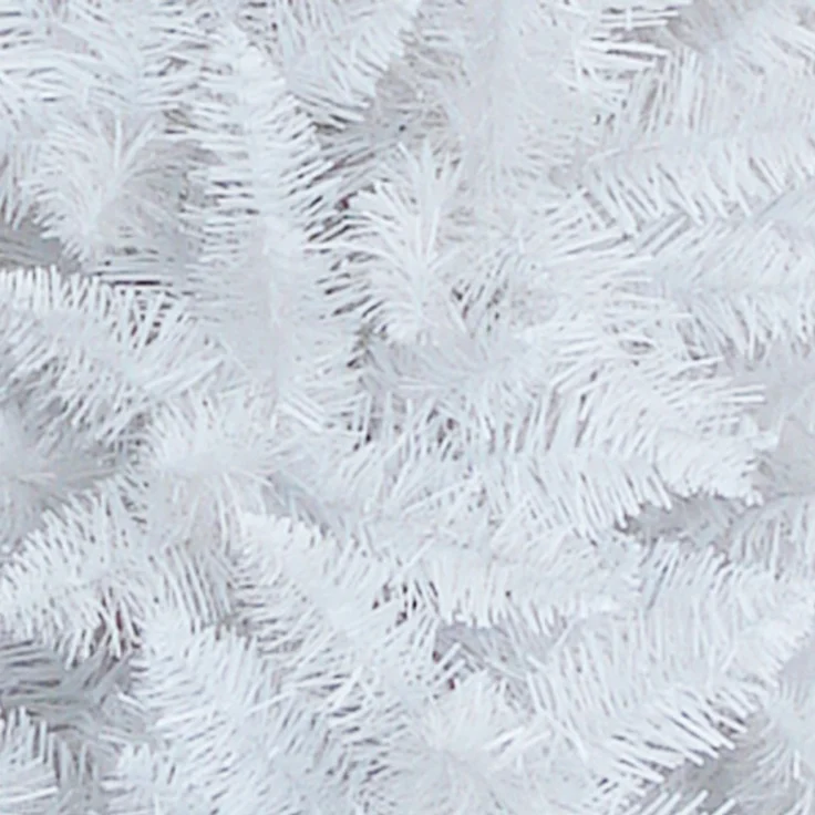 HXT 1015 Weiß 180 cm künstlicher Weihnachtsbaum inkl. Metallständer, schwer entflammbar – Bild 2