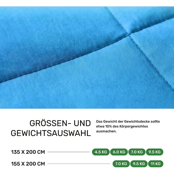 Dailydream Therapie Gewichtsdecke | 135x200 | 4,5 kg | Pink | aus flauschigem Fleece | mit Glasperlenfüllung | schwere Decke zum Schlafen | Weighted Blanket | Therapiedecke | Körpergewicht bis 52 kg – Bild 6