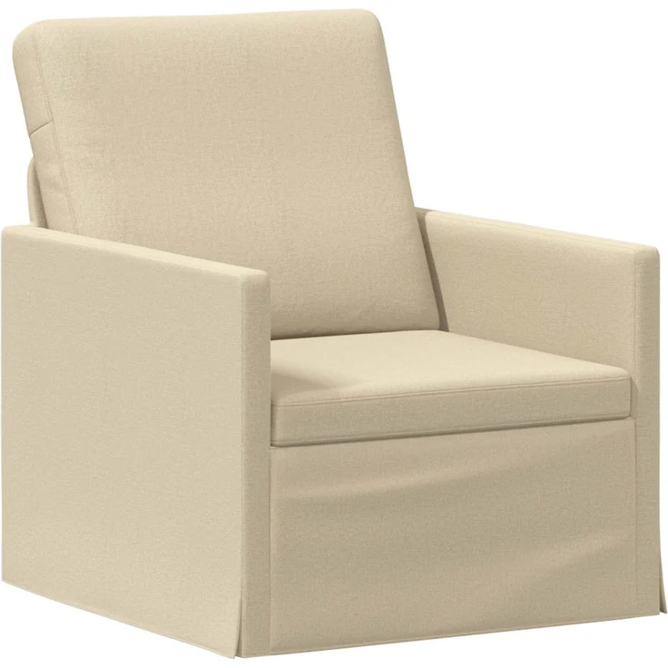 vidaXL Sofa-Set 2 pcs Creme Stoff 3433155 – Bild 2