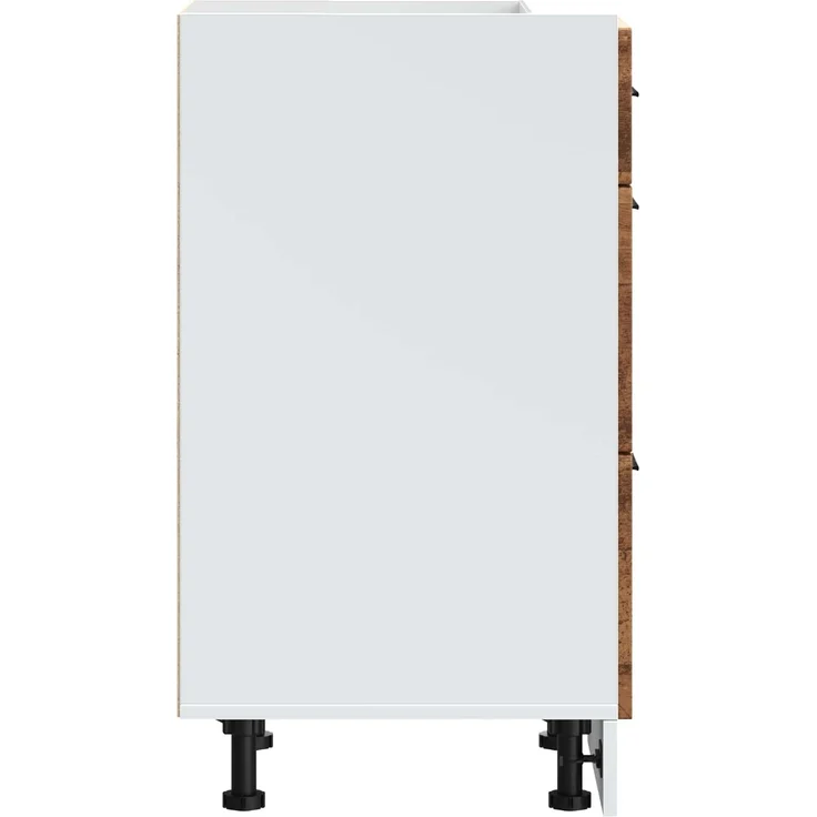 vidaXL Küchenunterschrank Porto Altholz-Optik Holzwerkstoff 854228 – Bild 9