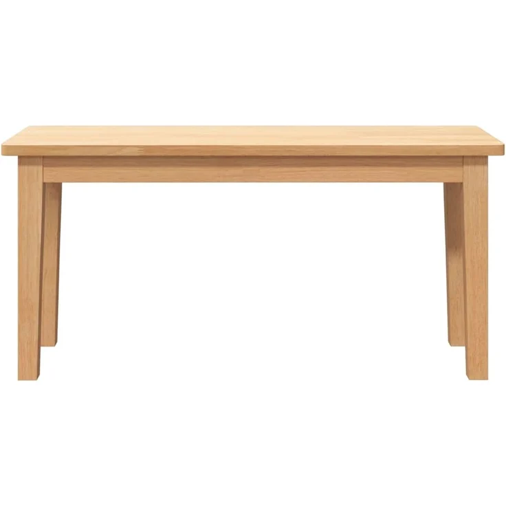 vidaXL Bank 90 cm Massivholz Gummibaum 4102595 – Bild 4