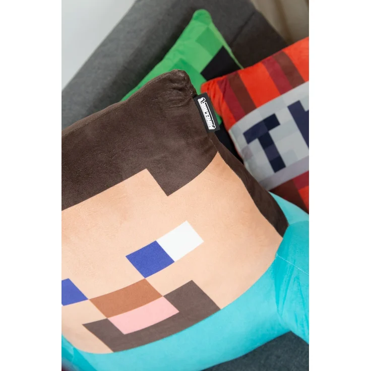 MINECRAFT - dekorative, kuschelweiche Dekokissen, Lesekissen, Zierkissen, buntes Design in verschiedenen Charaktere – Bild 5