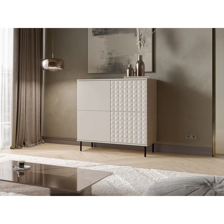 Kommode Leo 100 (Farbe: Cashmere) – Bild 2