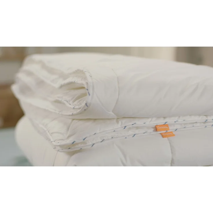 Emma 'Classic' Bettwäsche, 240x220 cm, 100 % Polyester, Weiß – Bild 3
