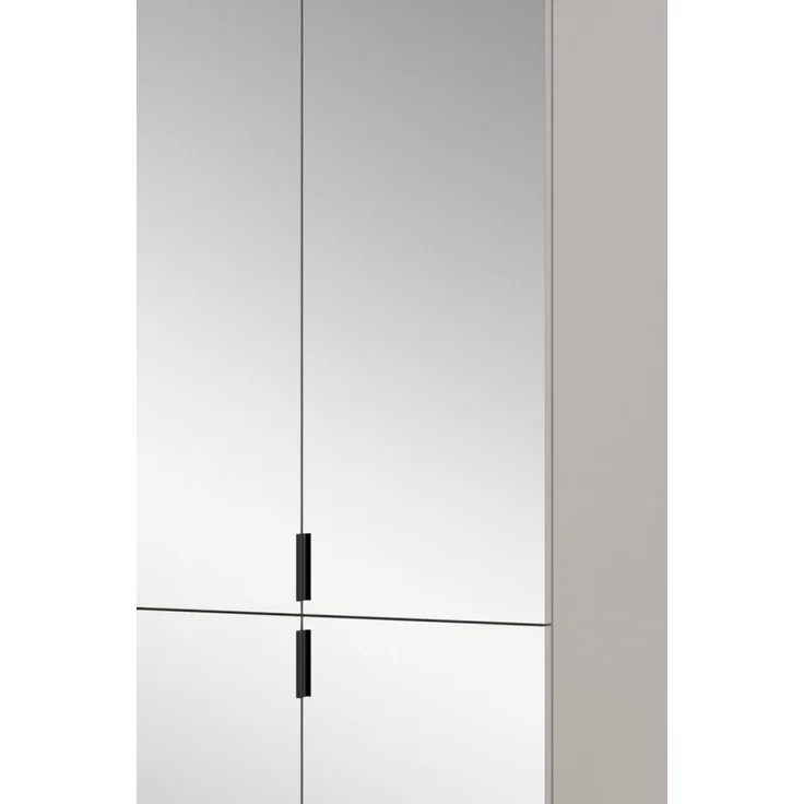 Garderobenschrank mit Spiegel Line-Up in kaschmir 122x193 cm – Bild 3
