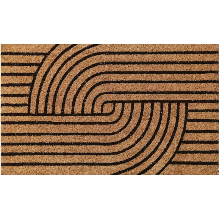 Wecon home Fußmatte Modern Mania, rechteckig, Höhe: 18 mm, rutschfest, robust, innen, Außenbereiche überdacht, schwer – Bild 1