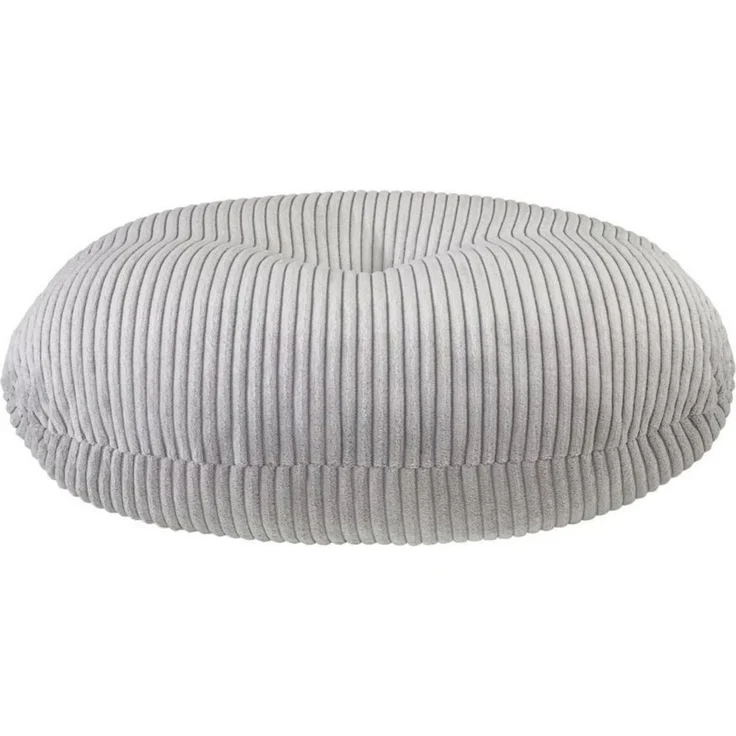 XDREAM Pouf rundes Bodensitzkissen, Meditationskissen, Sitzhocker, Fußhocker (1-St), vielseitig verwenbar, modernes Korddesign – Bild 5