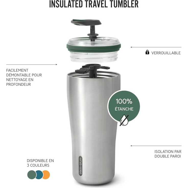 black+blum Travel Tumbler Edelstahl – Bild 8