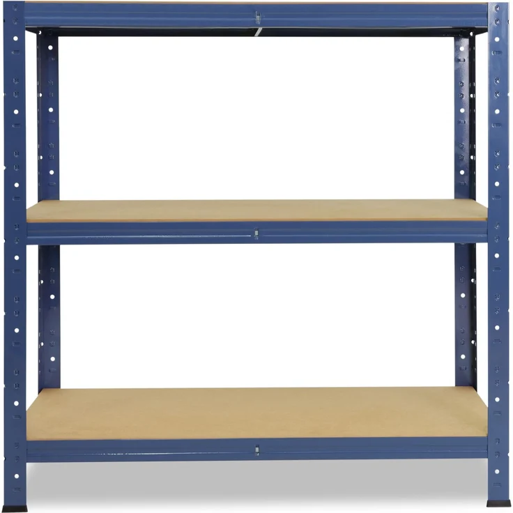 shelfplaza HOME 90x40x45 cm Schwerlastregal in blau mit 3 Böden und 175 kg Traglast pro Boden – Bild 4