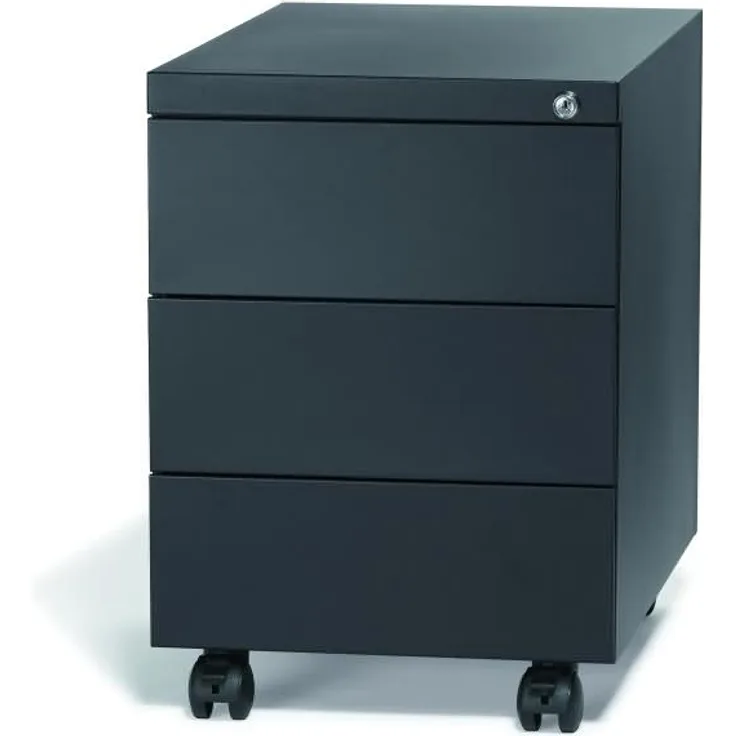Soennecken Rollcontainer 3xSchub 39x55x59cm anthrazit