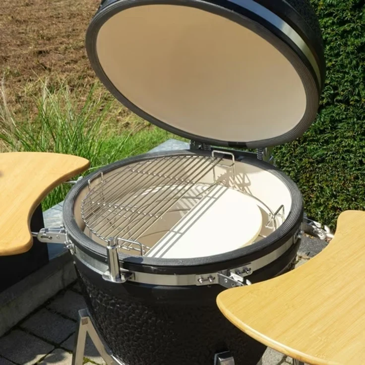 BBQ-Toro Grillerweiterung Kochsystem für Kamado, Edelstahl Smokersystem mit 3 Ebenen, Ø 52 cm – Bild 3