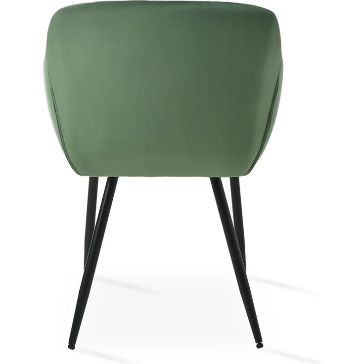 GOEURVANT 711 Esszimmerstühle 4er-Set mit Armlehnen, Samt - Waldgrün – Bild 7