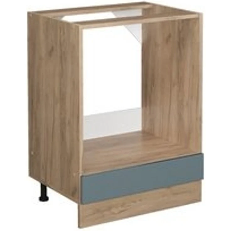 Herdumbauschrank R-Line Blau-Grau 60 cm ohne Arbeitsplatte Vicco – Bild 6