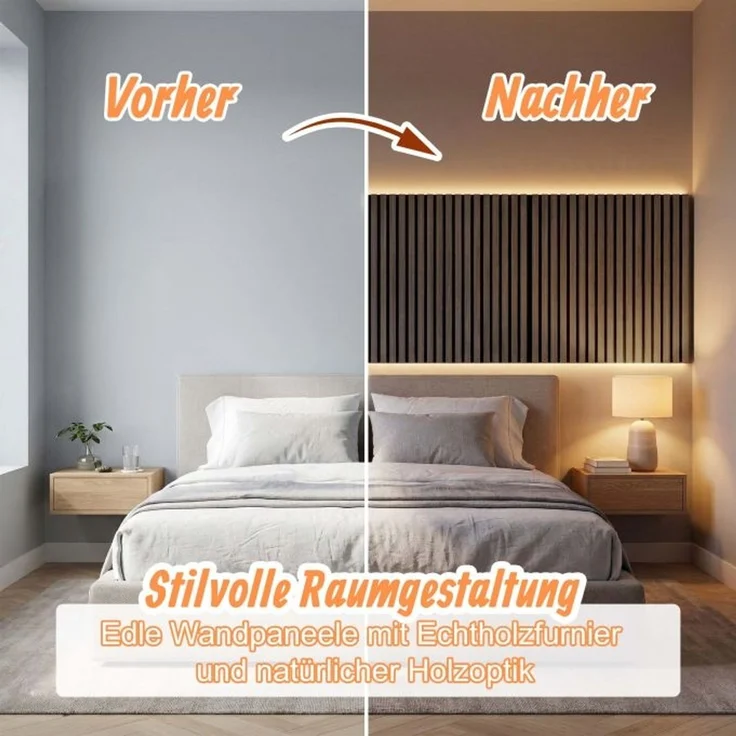 Akustikpaneele 4er Set 60 x 60 cm 10053403_9096 – Bild 7