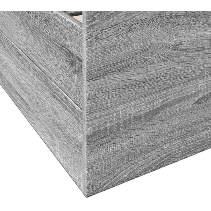 vidaXL Bettgestell mit Schubladen Grau Sonoma 180x200cm Holzwerkstoff 3280277 – Bild 8