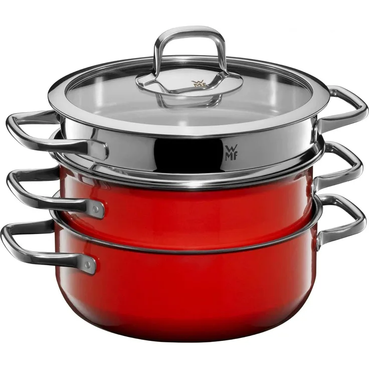 WMF TOPF SET FT COMPACT RED 3TLG