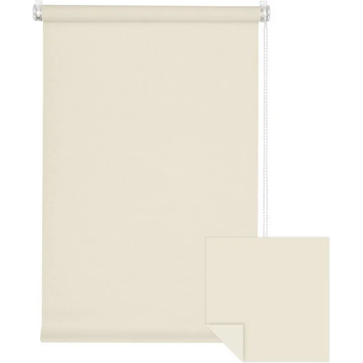 Verdunklungsrollo Klemmfix Tenebra Verdunkelungsrollo, 35x160 cm, cremeweiß, Victoria M, blickdicht, ohne Bohren, in Führungsschienen, Klemmfix, Verdunkelung, Mit Magnet. energiesparend