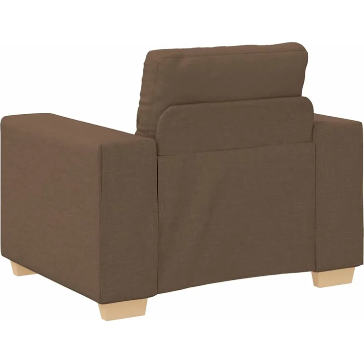 vidaXL Sofa-Sessel Braun 100x78x80 cm Stoff 4105062 – Bild 6