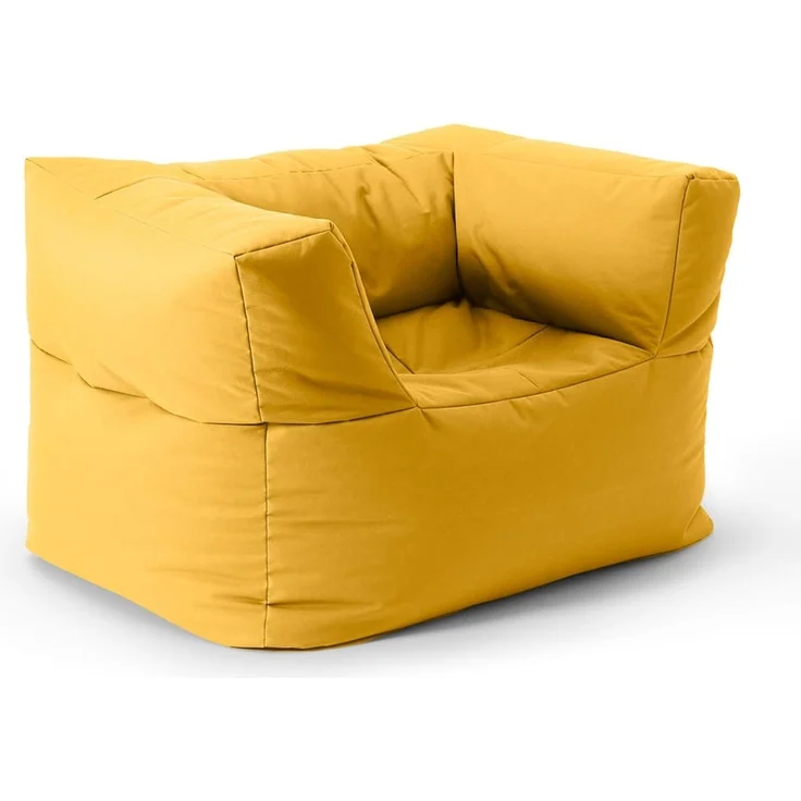 Lumaland Sitzsack-Sessel Modular 96x72x70cm senfgelb – Bild 1