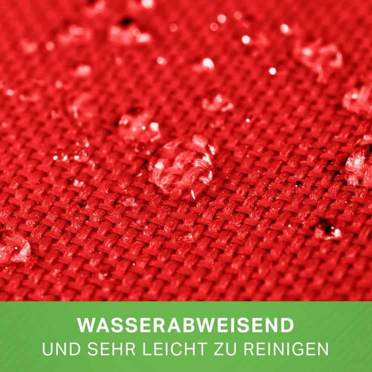Green Bean® Outdoor Sitzsack, waschbar & wetterfest, Polyester-PVC-Stoff, Rot, 140x180 cm, 380 Liter – Bild 8