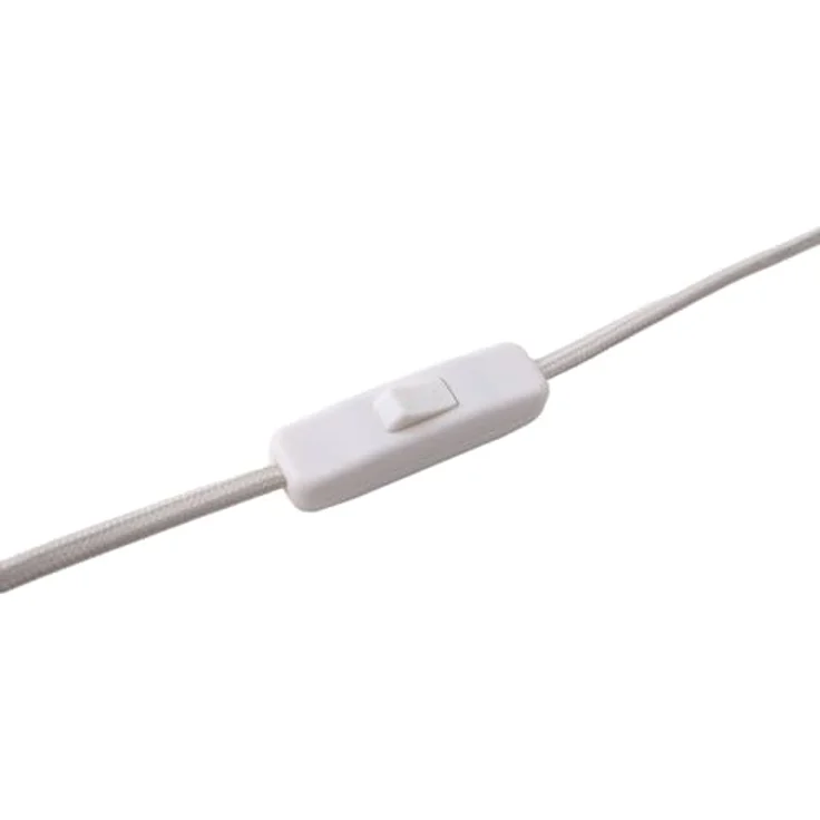 Lindby Tischlampe 'Ovelia', beige, Metall, E27 mit Schalter für Arbeitszimmer & Büro – Bild 7