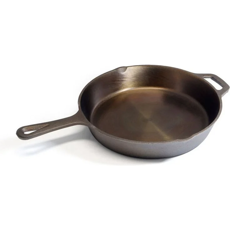 Origin Outdoors Bratpfanne Feuerpfanne Polished – Gusseiserne Outdoor-Pfanne mit Stiel – Bild 2