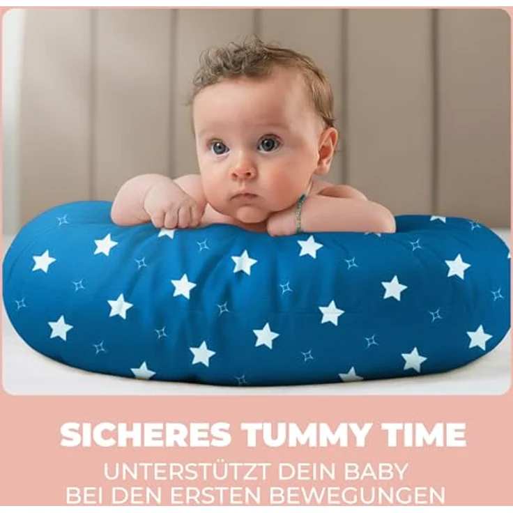Stillkissen Schwangerschaftskissen XXL 200x70cm Lagerungskissen für Baby/Erwachsene Kissen für Schwangere Seitenschläferkissen mit Bezug aus Baumwolle Ergonomisch & Multifunktional 100% Waschbar – Bild 3