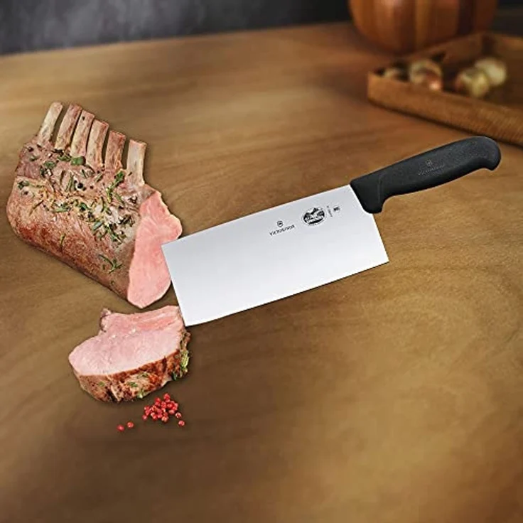 Victorinox Chinese Chefs Knife - Chinesisches Chefmesser Fibrox schwarz – Bild 5
