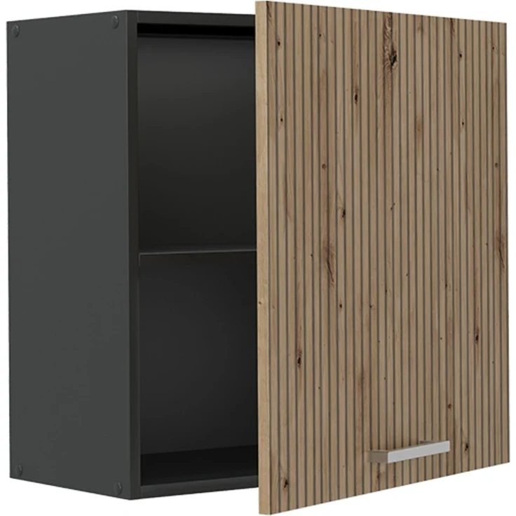 Hängeschrank R-Line Artisan-Eiche/Anthrazit 60 cm mit 1 Tür Vicco – Bild 3