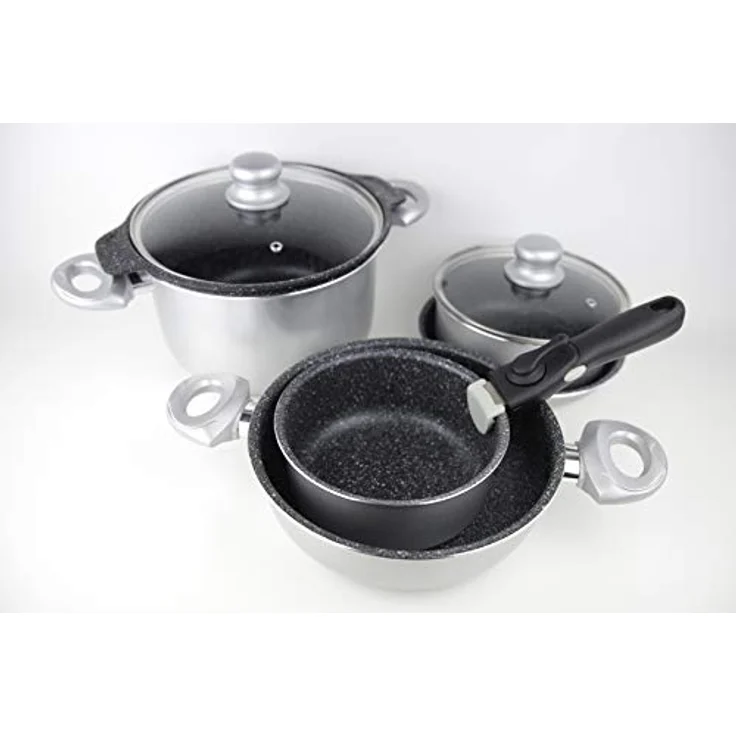 Gimex Topfset Alu Silver Line 9-tlg. – Bild 8