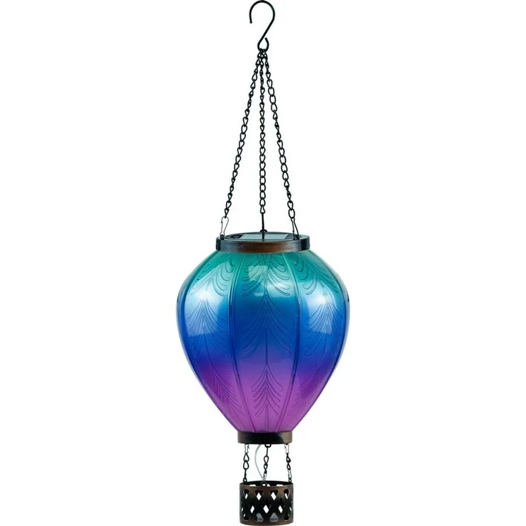 Northpoint LED Gartenleuchte Heißluftballon Windlicht Außenbereich Garten – Bild 5