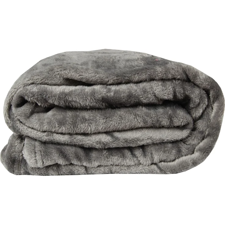 Kuscheldecke "Celina" 2er Pack Anthrazit 130x170cm – Bild 9