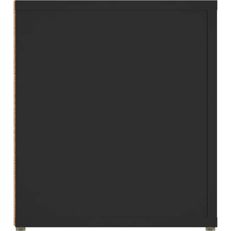 2 pcs TV-Schrank, Lowboard TV Schwarz 80x31,5x36 cm Holzwerkstoff – Bild 7