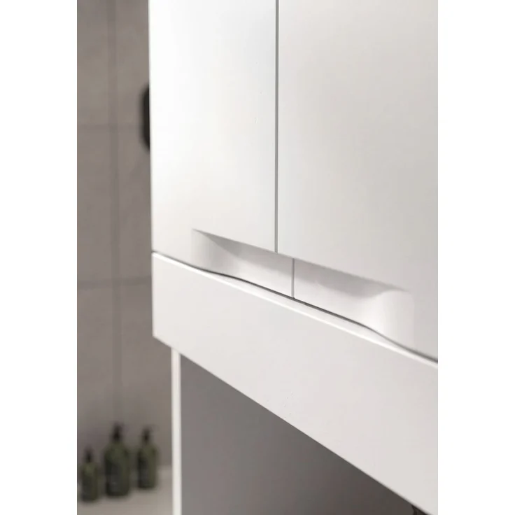 Badezimmer Hochschrank Gusto in weiß matt 60x194 cm – Bild 3