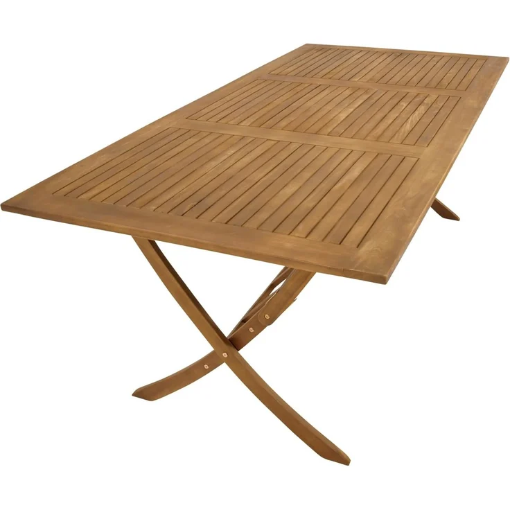 DEGAMO PARAIBA Garten-Klapptisch, Holz Akazie, braun, 200x100cm – Bild 3