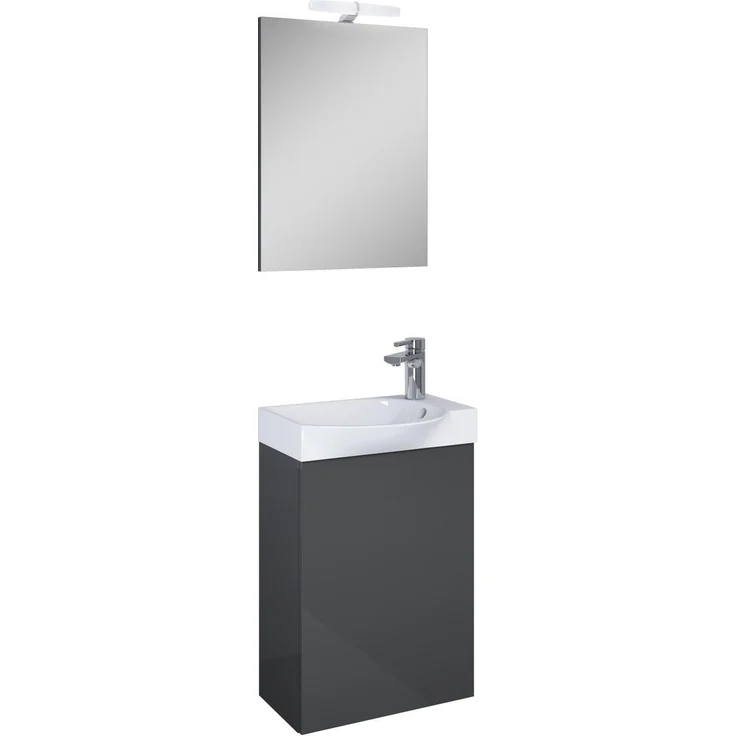 Gästewaschplatz Stuttgart 45 cm Waschbecken Waschtisch Waschplatz – Bild 2