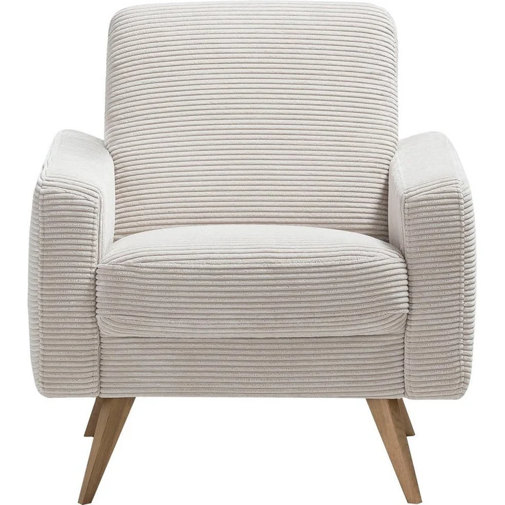 exxpo - sofa fashion Sessel Samso, Loungesessel, elegant und bequem, aktueller Cord Bezug – Bild 1