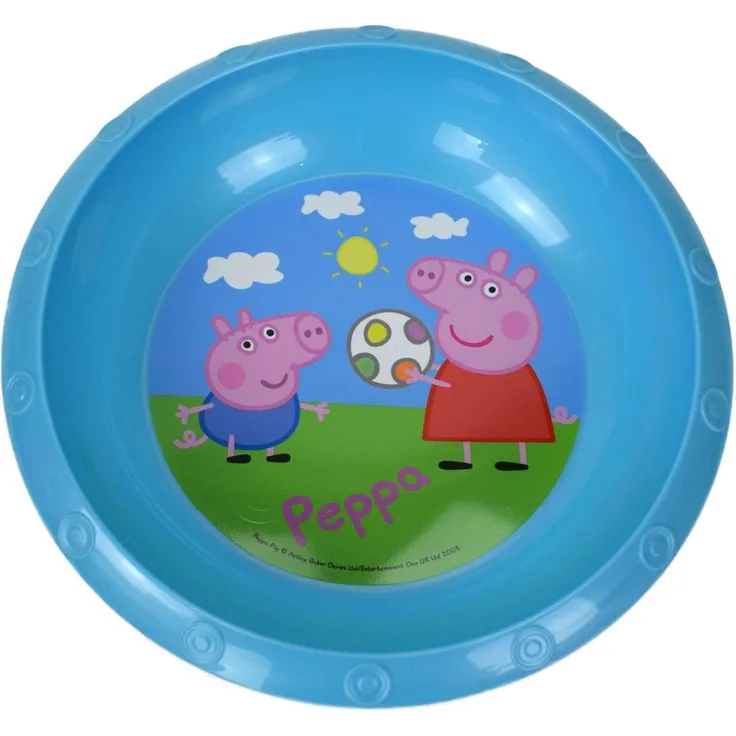 Plastikschüssel Ø17 Disney Frozen oder Peppa Wutz für Kinder Peppa Wutz