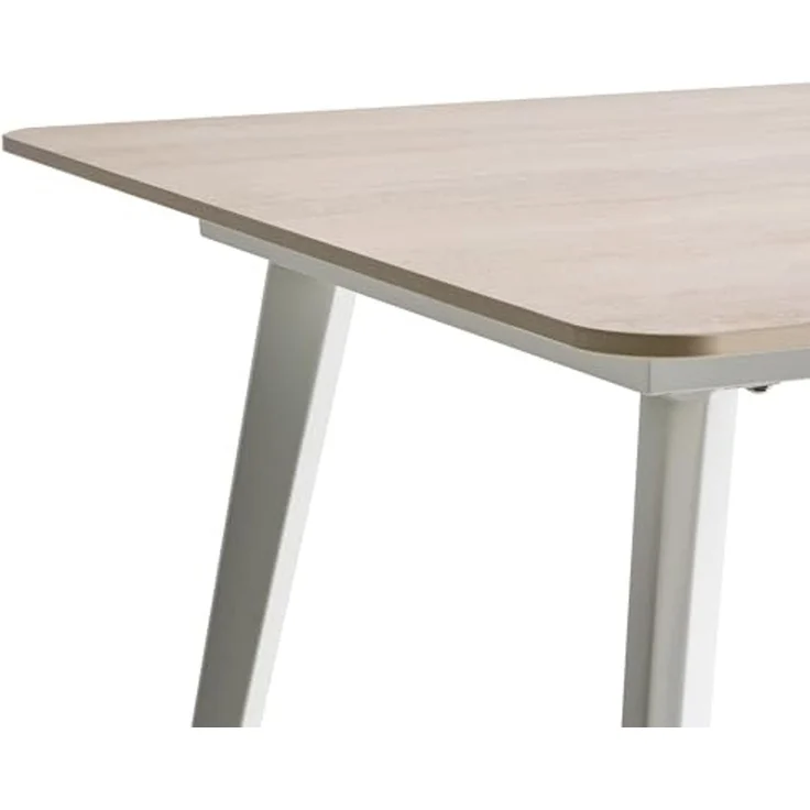 Beliani 'RODALLO' Gartentisch, Stein Travertinoptik, 90x160x75 cm – Bild 5
