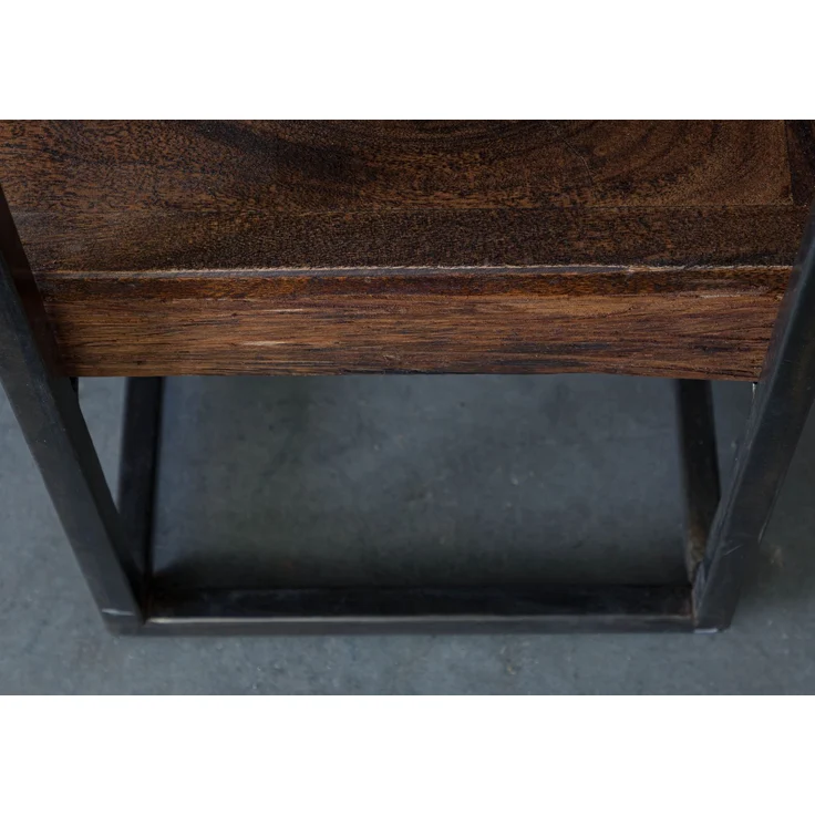 Regal Akazie / Altholz 150x35x180 braun lackiert SEVILLA #10 – Bild 7