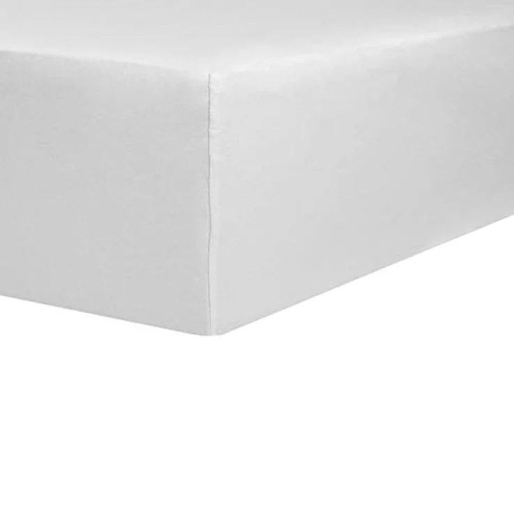 AVANTGARDE Premium Topper - Spannbettlaken - 180x200-200x220 cm - extra niedriger Steg - für Boxspringbett - Topperauflage - Spannbetttuch Jersey Baumwolle, Oeko-TEX (01 Weiss) – Bild 7